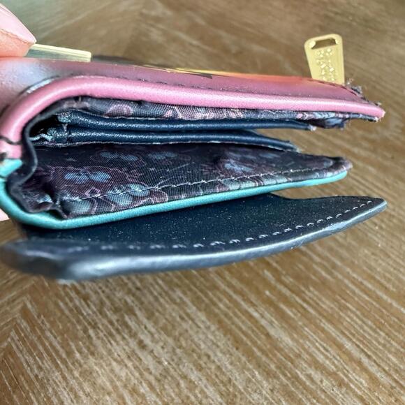 Disney Loungefly Wallet Princess Brave Castle Some wear At Corners - Picture 4 of 9